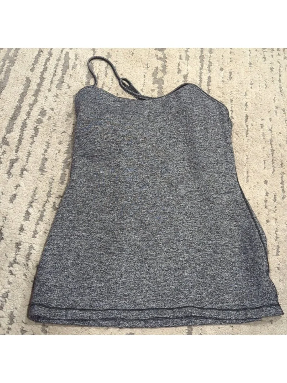 Lululemon Power Pose Tank Heathered Black